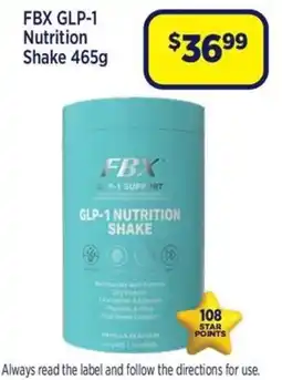 Star Discount Chemist FBX GLP-1 Nutrition Shake offer