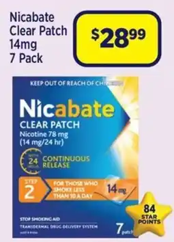 Star Discount Chemist Nicabate Clear Patch offer