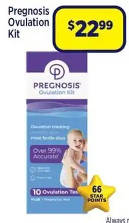 Star Discount Chemist Pregnosis Ovulation Kit offer