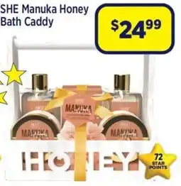 Star Discount Chemist SHE Manuka Honey Bath Caddy offer