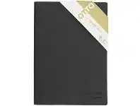 Officeworks Otto A5 Undated Day to Page Urban Diary Charcoal offer