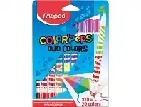 Officeworks Maped Duo Felt Markers 10 Pack offer