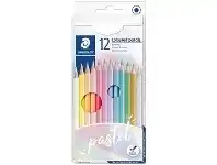 Officeworks Staedtler Pastel Coloured Pencils 12 Pack offer