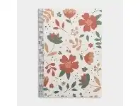Officeworks Keji A4 Fabric Bound Notebook Floral 160 Pages offer