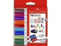 Officeworks Faber-Castell Connector Pen Whiteboard Markers 10 Pack offer