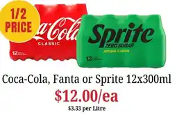 Farmer Jack's Coca-Cola, Fanta or Sprite offer