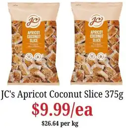 Farmer Jack's JC's Apricot Coconut Slice offer