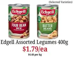 Farmer Jack's Edgell Assorted Legumes offer