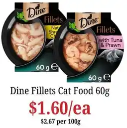 Farmer Jack's Dine Fillets Cat Food offer