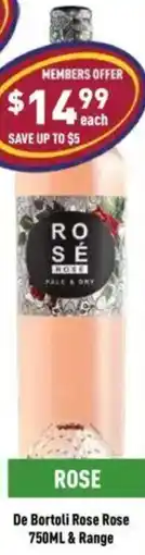 Liquor Legends De Bortoli Rose Rose offer