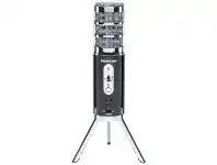 Officeworks Samson Satellite USB and iOS Broadcast Microphone Silver offer