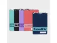 Officeworks ColourHide Pocket Notebooks 96 Pages 5 Pack offer