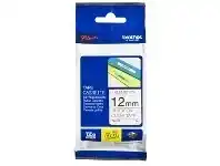 Officeworks Brother TZe-131 Laminated Tape 12mm x 8m Black on Clear offer