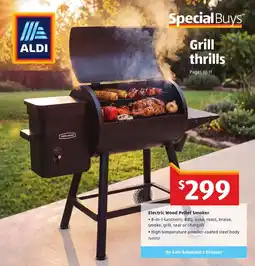 ALDI Electric Wood Pellet Smoker offer