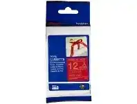 Officeworks Brother TZe-RW34 Ribbon Tape 12mm x 4m Gold on Wine Red offer