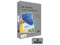 J.Burrows Premium 200gsm A4 Copy Paper 250 Sheets 4 Pack