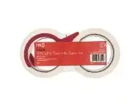 Officeworks PPS 48mm x 50m Heavy Duty Packaging Tape and Dispenser 2 Pack offer