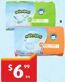 ALDI Mamia Swim Nappies 11pk/12pk offer