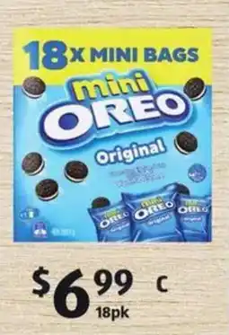 ALDI Oreo Mini Original 18pk offer