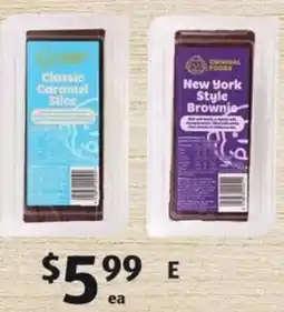 ALDI Caramel Slice or NY Brownie offer