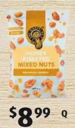 ALDI The Happy Nut Honey Roasted Mixed Nuts offer