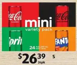 ALDI Coke Mini Variety Pack offer