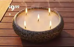 ALDI Citronella Glazed Ceramic Candle offer
