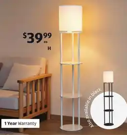 ALDI Floor Lamp with Shelf offer