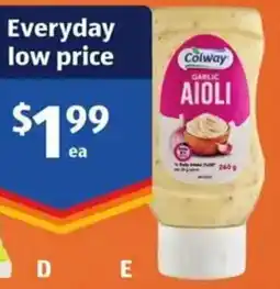 ALDI Colway Garlic Aioli offer