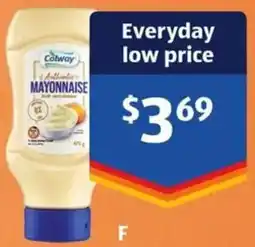 ALDI Colway Authentic Mayonnaise Squeeze offer