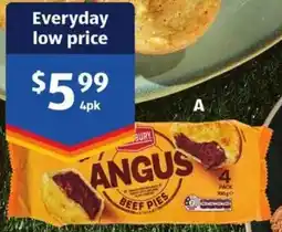 ALDI Elmsbury Angus Beef Pies offer