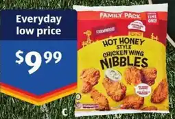 ALDI Farmwood Hot Honey Style Chicken Wing Nibbles offer