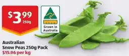 ALDI Australian Snow Peas offer