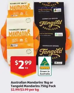 ALDI Australian Mandarins or Tangold Mandarins offer