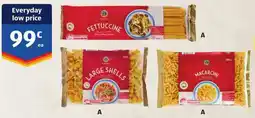 ALDI Cucina Fettuccine, Large Shells or Macaroni Pasta offer