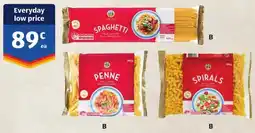 ALDI Cucina Spaghetti, Penne or Spirals Pasta offer