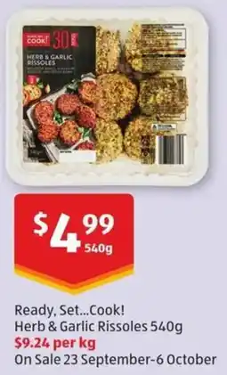 ALDI Herb & Garlic Rissolies offer