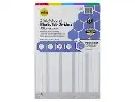 Officeworks Marbig Reinforced A3 5 Tab Landscape Divider offer