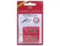 Officeworks Faber-Castell PVC-free Eraser 2 Pack offer