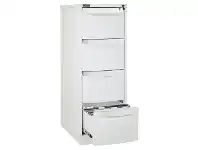Officeworks Stilford 4 Drawer Filing Cabinet White offer