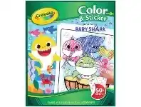 Officeworks Crayola Baby Shark Colouring Pages and Stickers offer