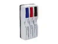 Officeworks J.Burrows Peelable Eraser with 3 Markers offer