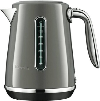 The Good Guys Breville The Soft Top Luxe Kettle - Smoked Hickory offer