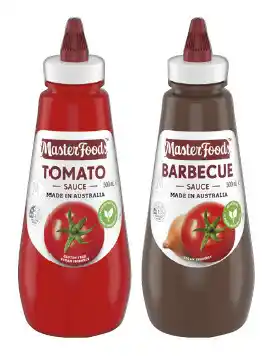 IGA MasterFoods Tomato or Barbecue Squeezy Sauce 475-500mL Selected Varieties offer
