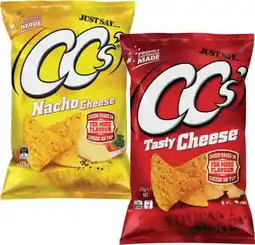 IGA CC’s Corn Chips, Samboy or The Natural Chip Co Chips 175g Selected Varieties offer