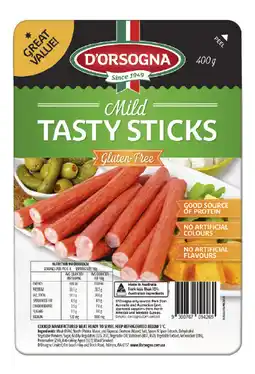 IGA D’Orsogna Tasty Sticks Selected Varieties offer