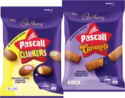 IGA Pascall Chocolate Share Bag 160‑185g or Cadbury Bitesize 120‑150g Selected Varieties offer