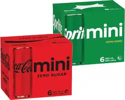 IGA Coca‑Cola, Sprite or Fanta Mini 6x250mL Selected Varieties offer