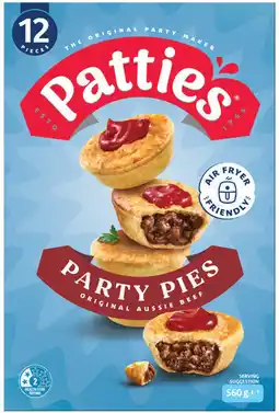 IGA Patties Party Pies or Pasties 12 Pack offer