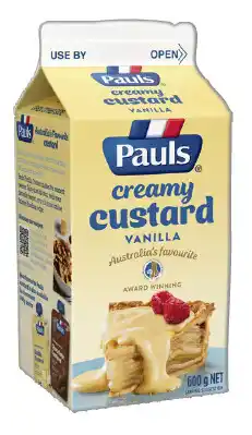 IGA Pauls Vanilla Custard Selected Varieties offer